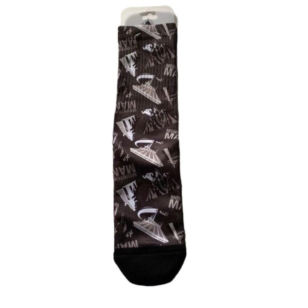 Disney Space Mountain Thunder Mountain Expedition Everest Mountain Man Socks